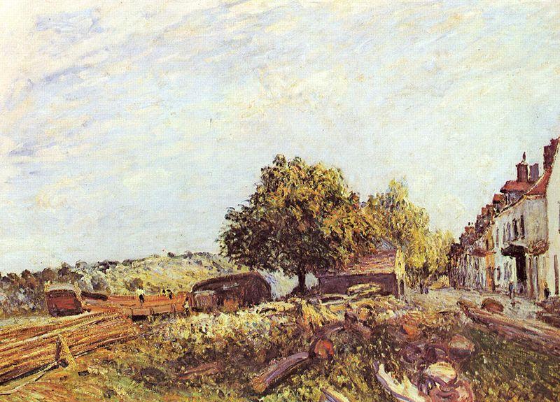 Alfred Sisley Saint Mammes am Morgen